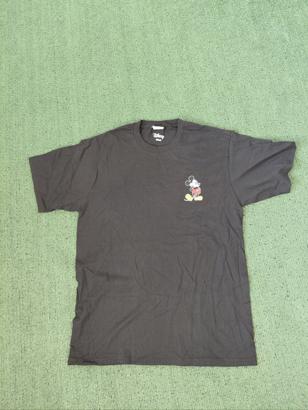 Disney Mickey Mouse Retro Black T Shirt Sz Medium